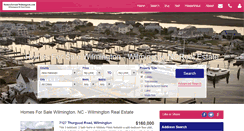 Desktop Screenshot of homesforsalewilmington.com